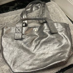 Zara metallic handbag